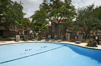Sparkling resort-style pool 